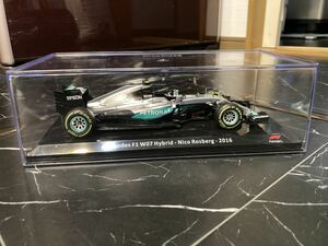 ビッグスケールF1コレクション　メルセデス　W07ニコ　ロズベルグ　2016年　デアゴスティーニ　DeAGOSTINI 1/24 完成品 