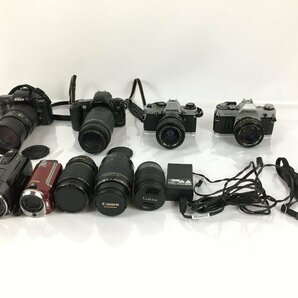 【ジャンク品】フィルムカメラ レンズ デジタルカメラ Nikon Canon ニコン キヤノン 他 セット まとめ売り wa◇105の画像1