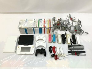 【ジャンク品】Wii WiiU 本体 周辺機器 ソフト まとめ セット wa◇55