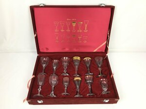 モーゼル MOSER テーブルセット tableSet 12客 ワイングラス クリスタル 中古 難あり 欠けあり K9914 wa◇108