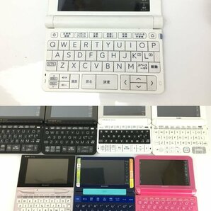 【ジャンク品】電子辞書 11個 セット まとめ売り CASIO SHARP EX-word Brain 他 K9830 wa◇106の画像8