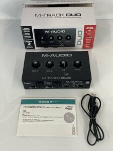 rh M-AUDIO M audio M-TRACK DUO 2 channel USB audio interface recording guitar / base other Mac/PC/iOS hi*95