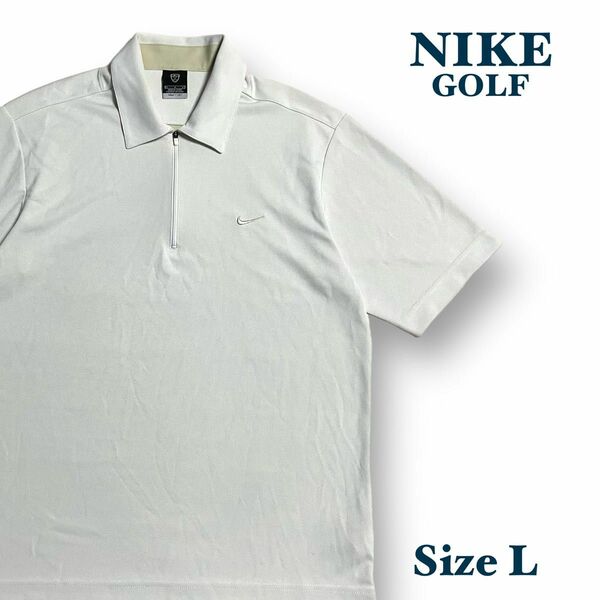 ＊人気＊【NIKE GOLF】ワンポイント刺繍ハーフジップポロシャツ ゴルフウェア