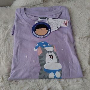 まめきちまめこ　Availコラボ　Tシャツ 半袖Tシャツ　アベイル　しまむら　オーバーサイズ