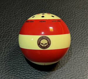 HARLEY DAVIDSON ハーレーダビッドソン Red/White ビリヤード 白玉 トレーニングボール Training Ball 一次素材使用