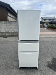 MITSUBISHI 三菱 ミツビシ 3ドア 冷蔵庫 335L MR-C34C MR-C34C-W 2017年製 USED 中古