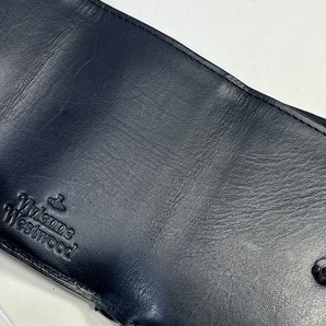 Vivienne Westwood ヴィヴィアン ウエストウッド 折りたたみ 三つ折り 財布 総柄 ロゴ USED 中古 R604の画像6