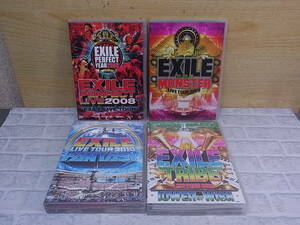 ◎N/497●音楽DVD☆EXILE☆LIVE TOUR DVD☆2008 PERFECT/2009 MONSTER/2010 FANTASY/2012 TOWER OF WISH☆ライブDVD 4組セット☆中古品