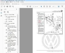  VW GOLF4（ゴルフ4）MK4 整備書　ワークショップ　サービスマニュアル＆配線図_画像6