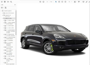 ポルシェ カイエン 958 (2011-2017)　前期＋後期　92Ａ　 ワークショップ&配線図 整備書