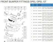 オペル +他メーカー パーツリスト オンライン版 EPC アストラ ザフィーラ コルサ メリーバ ベクトラ オメガ GT スピードスター カリブラ . _画像7