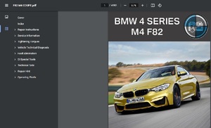 BMW F82 M4 COUPE ワークショップマニュアル 整備書 Mシリーズ 4series ※配線図は別途 