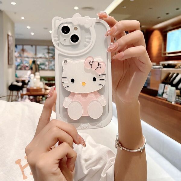 iPhoneケース　キティ　キティちゃん　y2k