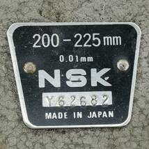 送料無料 NSK 外側マイクロメーター 200-225mm 0.01mm 303-109 測定器 測定器具#12676_画像7