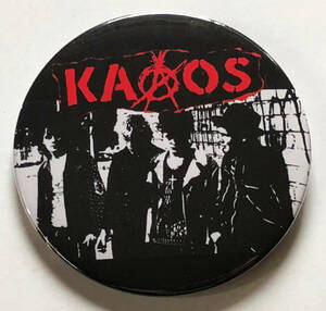 KAAOS - Photo 缶バッジ 40mm #Suomi #80's cult killer punk rock #custom buttons