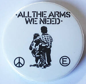 FLUX OF PINK INDIANS - All The Arms We Need 缶バッジ 25mm #UK #punk #80's cult killer punk rock #custom buttons