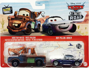 MATTEL CARS【ROAD TRIP MATER＆KAY PILLAR-DUREV】ロードトリップ・メーター＆ケイ・ピラー・デュレブ