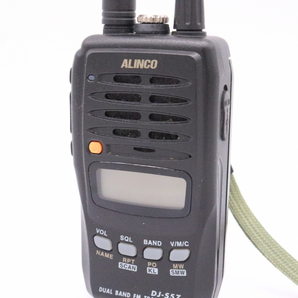 【ト滝】ALINCO アルインコ DJ-S57 デュアルバンド FMトランシーバー DUAL BAND FM TRANSCEIVER 無線機 ブラック DE985DEM06の画像1
