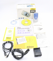 【ト滝】Nikon ニコン COOLPIX E2500 ZOOM NIKKOR 5.6-16.8mm 1:2.7-4.8 コンパクトデジタルカメラ 元箱 使用説明書有 DE943DEW70_画像1