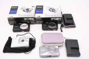【ト滝】SONY ソニーデジタルコンパクトカメラおまとめ Cyber-shot サイバーショット DSC-WX100 DSC-W630 DS000DEW60
