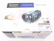 【ト滝】SONY ソニー HANDYCAM HDR-CX180 HD ハンディカム 42倍ズーム 32Gメモリ内蔵 取扱説明書 収納バッグ 外箱付属 DS726DEW25_画像5