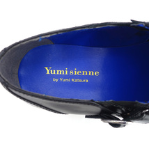 ▲Yumi sienne ユミジェンヌ ビジネスシューズ スリッポン ベルト YS8327 日本製 ブラック Black 黒 26.5cm (0910010715-bk-s265)_画像9