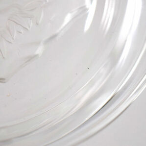★ HOYA ガラス HOYA 虎レリーフ クリスタル飾皿(2枚組) (0220446780)の画像6
