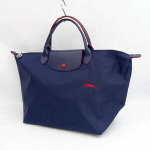 * Long Champ handbag ru*p rear -ju Club M size navy L1623 619 556 (0220484600)