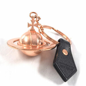 ■ Vivian Westwood Debbie 3D ORB Caychain Pink Gold (0990010106)