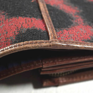 ■ ヴィヴィアンウエストウッド レオパード 二つ折り財布 ジャガード レッド (0990009703)の画像8