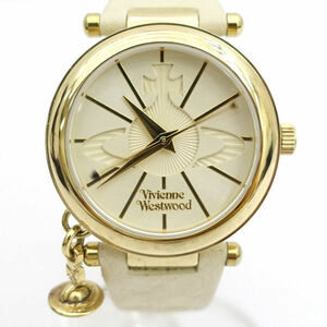 ■ ヴィヴィアンウエストウッド 腕時計 ゴールド ホワイト レディース クオーツ ORB VV-006whwh(0990013043)
