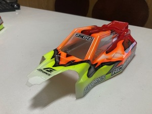 ヨコモ 1/10 オフロード1/10 電動バギー用　塗装済ボディ 中古SO,YZ-2 シリーズ用 おまけ２枚