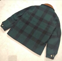 1円～　希少　WOOLRICH　ウールリッチ　ブルゾン　ジャケット　80's　USA製　チェック柄　メンズ　M　ヴィンテージ　M_画像4