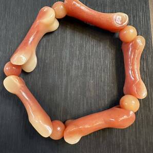 k-466 天然 チベット ラクダ骨 趾骨 ブレスレット 数珠 念珠 魔除け