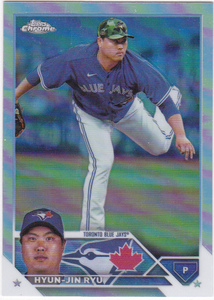 柳賢振 2023 Topps Chrome Update USC101 Refractor