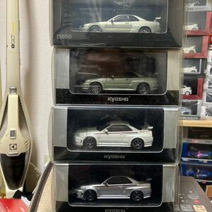 京商　1／43 R34GT−R 京商3台 エブロ1台送料無料