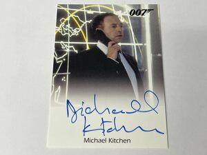 Michael Kitchen rittenhouse autograph auto 007 直筆 サイン カード ゴールデンアイ GoldenEye james bond Full Bleed フルブリード