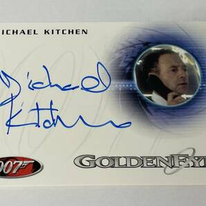 Michael Kitchen rittenhouse autograph auto 007 直筆 サイン カード ゴールデンアイ GoldenEye james bondの画像1