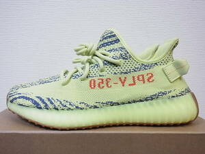 新品 未使用 国内正規品 ◆ YEEZY BOOST 350 V2 SEMI FROZEN YELLOW ZEBRA 26cm ◆ B37572 ◆ 黒タグ領収書対応可