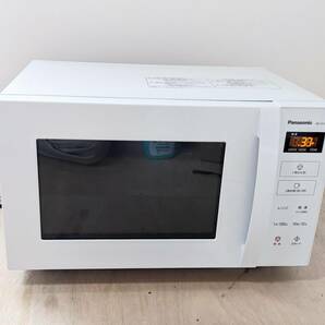 a658 電子レンジ NE-FL100-W Panasonic 2020年製 パナソニック 白 ホワイト 中古品の画像1