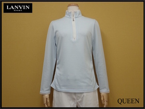 送料無料 LANVIN SPORT ハーフジップシャツ・38△ランバンスポール/ゴルフ/ハイネック/@B1/23*7*3-8