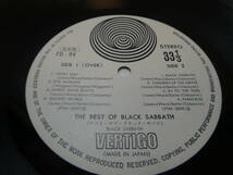 Sampleサンプル盤！帯付き極美品！ベスト・オブ・ブラック・サバス　Black Sabbath　ヴァーティゴ　Vertigo　_画像5