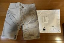 美品VISVIM ビズビム CHINO SHORTS チノショーツ ショートパンツ ベージュサイズ3_画像2