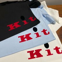 キトン　KITON　メンズ　Tシャツ　文字ロゴ　半袖　コットン　シンプル　M-XXL　サイズ選択可能_画像2