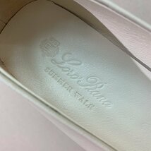 Loro Piana　ロロピアーナ　レディース　パンプス　ぺたんこ　靴　シューズ　レザー　牛革　35-42　サイズ選択可能　オフホワイト_画像7