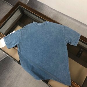 STONE ISLAND　ストンアイランド　メンズ　Tシャツ　半袖　無地　シンプル　コットン　男女兼用　XS-XL　サイズ選択可能
