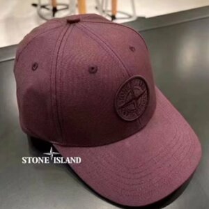 STONE ISLAND キャップ　帽子　ハット　メンズ　刺繍ロゴ　男女兼用　onesize
