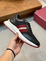 BALLY　バリー　スニーカー　色合わせ　スポーツ　レザー　牛革　靴　シューズ　39-44　サイズ選択可能_画像6