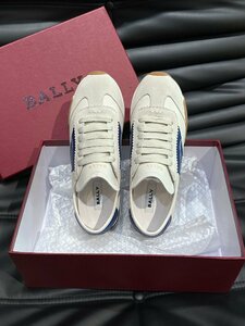 BALLY　バリー　スニーカー　色合わせ　スポーツ　レザー　牛革　靴　シューズ　39-44　サイズ選択可能