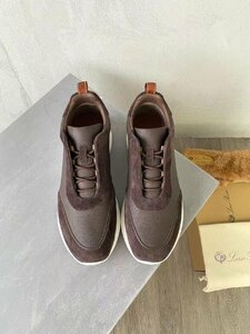 Loro Piana　ロロピアーナ　靴　メンズ　スニーカー　レザー使用　牛革使用　秋冬新品　39-46　サイズ選択可能